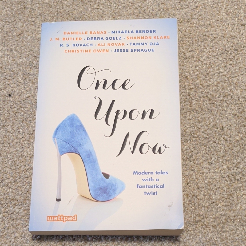 Once Upon Now - Blue High Heel Book Cover